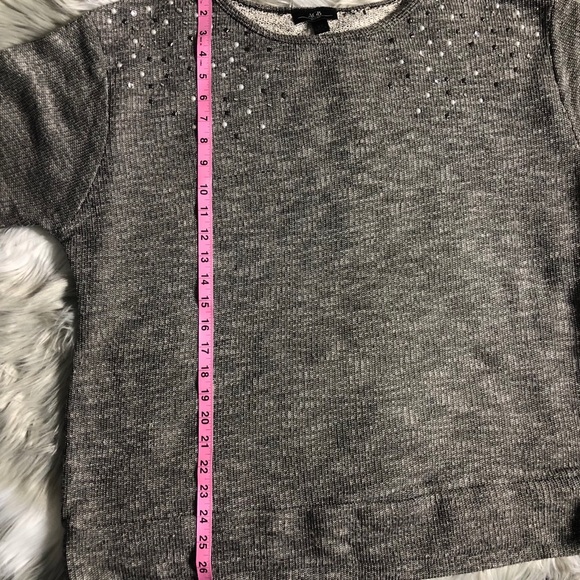 AGB Woman 2X Pearl and Rhinestone sweater - Picture 5 of 7